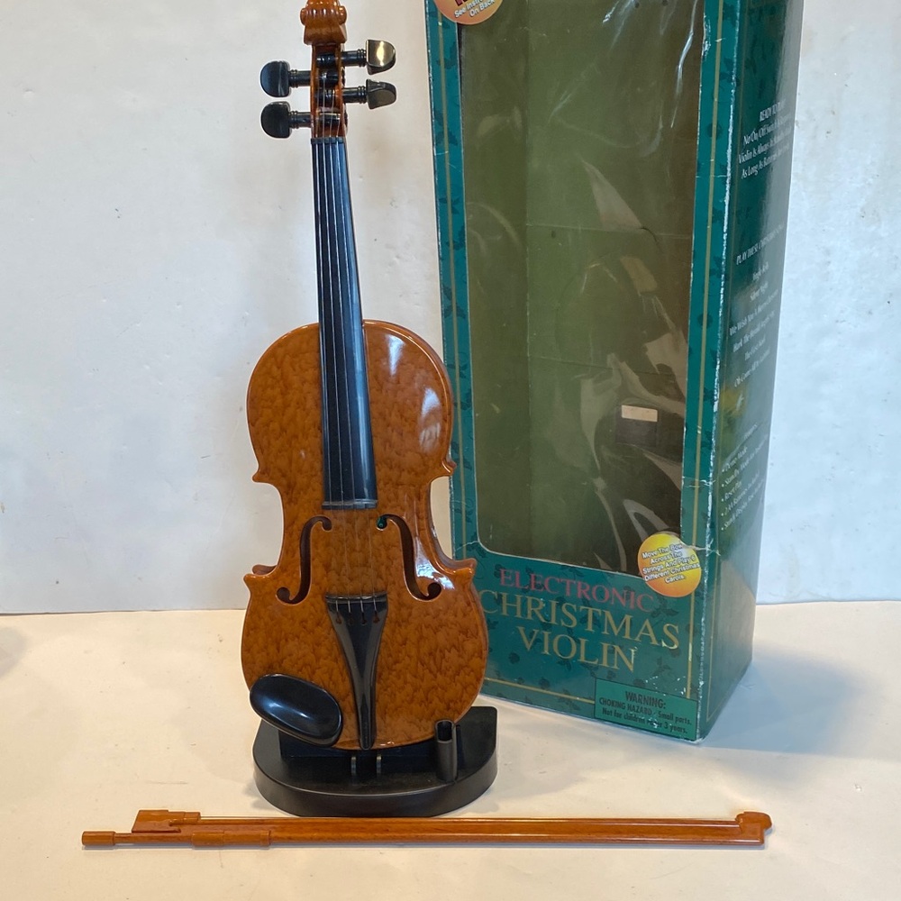 Vintage 1992 Telco Electronic Christmas Violin